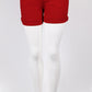 RED SHORTS-WSP/6.50-PKG/12-SIZE/1.3.5x2.7x2.9x2.11x2.13.15